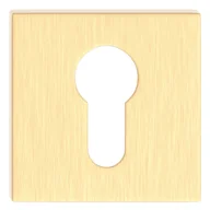 Szyldy i rozety - Metalbud Rozeta podklamkowa do wkładki Spigola/Enzo mosiądz szczotkowany - miniaturka - grafika 1