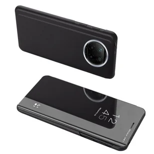 Hurtel Clear View Case futerał etui z klapką Xiaomi Redmi Note 9T 5G czarny - Etui i futerały do telefonów - miniaturka - grafika 1