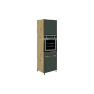 Szafki kuchenne - Szafka Dolna Wysoka Słupek Pod Zabudowę Piekarnika 60 cm GLA-20D Glamour Green Fadome Dąb Sonoma, Basic, h 10cm - miniaturka - grafika 1