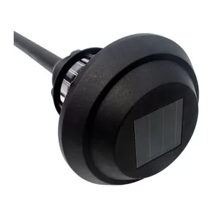 Lampka solarna LED wbijana KRATKA czarna 11,8x11,8x42,7 IP54 Volteno - Lampy ogrodowe - miniaturka - grafika 3