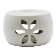 Świece - Home Elements Kominek aromatyczny Lina, biały, śr. 7 cm - miniaturka - grafika 1