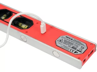 POZIOMNICA TORPEDO Z DALMIERZEM LASEROWYM - Poziomice, łaty, miary - miniaturka - grafika 10