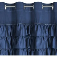 Zasłony - Zasłona EUROFIRANY Sami 140 x 250 cm Granatowy - miniaturka - grafika 1