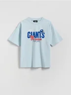 Koszulki dla chłopców - Reserved - T-shirt New York Giants - jasnoniebieski - miniaturka - grafika 1