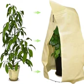 Agrowłókniny - Zimowe okrycie roślin, włókninowe pokrycie ochronne przed mrozem do roślin doniczkowych i róż (120 x 180 cm) - miniaturka - grafika 1