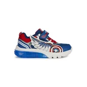 Sneakersy damskie - Dziecięce Sneakersy GEOX J CIBERDRON BOY B J45LBB-01454-C0200J – Biały - miniaturka - grafika 1