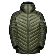 Kurtki męskie - Męska kurtka puchowa Mammut Broad Peak IN Hooded Jacket Men Rozmiar: XXL / Kolor: ciemnozielony - miniaturka - grafika 1