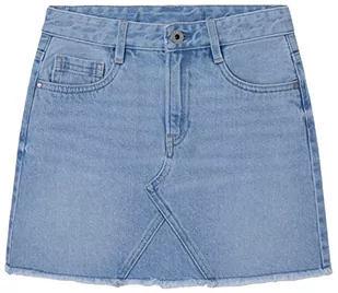 Pepe Jeans Kourtney Skirt, spódnica dziewczęca, Niebieski (Denim-pr0), 8 lat - Spódnice - miniaturka - grafika 1