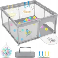 Łóżeczka i kojce - Kojec dla Dzieci Plac Zabaw Suchy Basen dla Dzieci 127x127x68 Cm - miniaturka - grafika 1