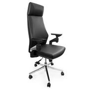 Fotele i krzesła biurowe - Elegancki fotel biurowy obrotowy krzesło regulowane z podłokietnikiem 4D GUNNAR - miniaturka - grafika 1