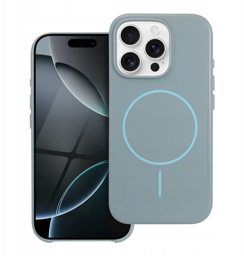 Etui na iPhone 17 Air Glossy Mag Cover zgodny z MagSafe miętowe
