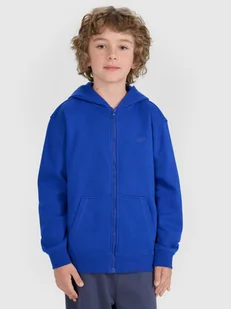 4F Bluza dresowa rozpinana z kapturem chłopięca - niebieska 122 (6-7 lat) - Bluzy dla chłopców 4F Bluza dresowa rozpinana z kapturem chłopięca - niebieska 122 (6-7 lat) - Bluzy dla chłopców - miniaturka - grafika 1