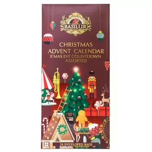 Kalendarz adwentowy X'MAS EVE COUNTDOWN ASSORTED - 43,8 g - Herbata - miniaturka - grafika 1