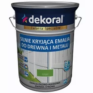 Farby do metalu - Ppg Emalia ftalowa zielono-żółty 5 L EMAKOL STRONG - miniaturka - grafika 1