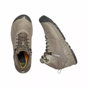 Buty trekkingowe męskie KEEN NXIS EVO MID WP - Buty trekkingowe męskie - miniaturka - grafika 3