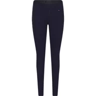 Spodnie sportowe damskie - Tommy Hilfiger Legginsy | Regular Fit - miniaturka - grafika 1