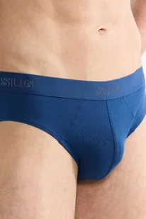 SLIPY SLOGGI SLG BASE BRIEF 2PACK 2 SZT. XL GRAFITOWY-GRANATOWY - Majtki męskie - miniaturka - grafika 1