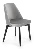 Inne meble do salonu - Krzesło Flavio 1 134 Czarne / 662 Szare Monolith 85 - miniaturka - grafika 1