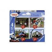 Puzzle - Ravensburger Thomas the Train Puzzle 4in1 69378 - miniaturka - grafika 1