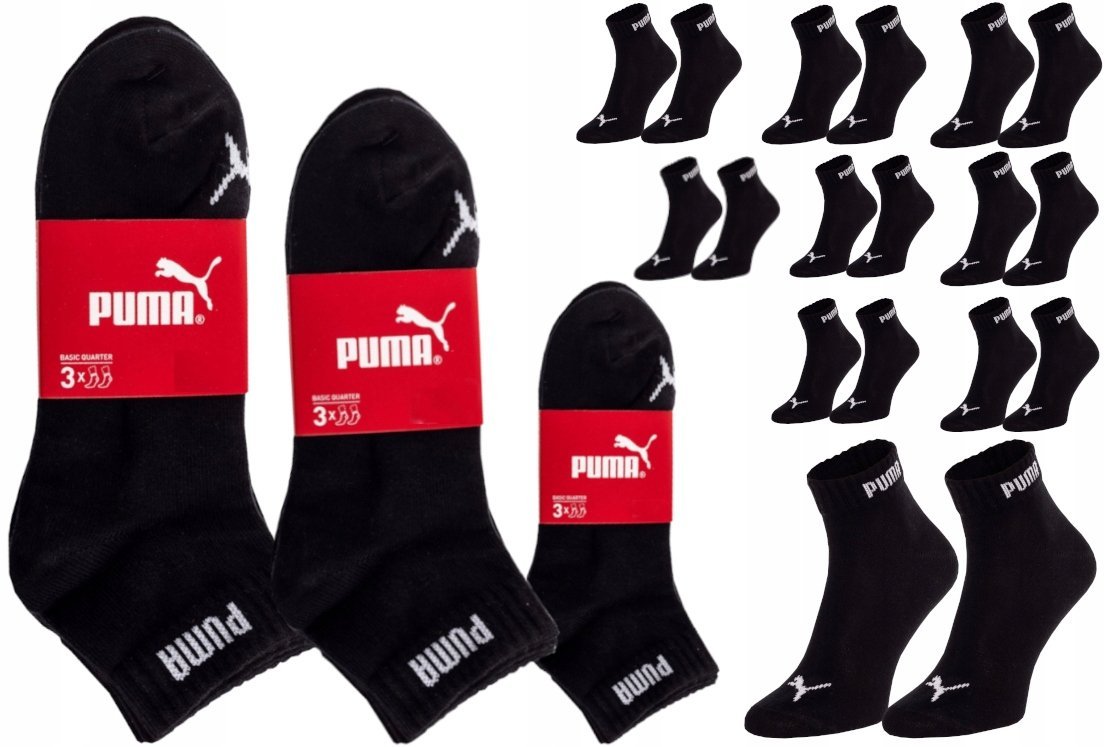 PUMA ORYGINALNE SKARPETY SKARPETKI 9 PAR 35-38