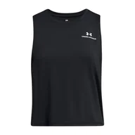 Koszulki sportowe damskie - Top treningowy damski Under Armour Rush Energy Crop Tank - miniaturka - grafika 1