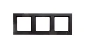 Klawisze i ramki - Berker Q3 antracyt ramka 3 B_10136096 - miniaturka - grafika 1