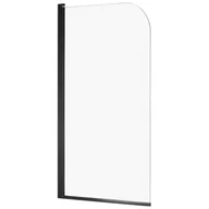 Parawany nawannowe - Parawan nawannowy SATYR składany jednoczęściowy 80x140 czarny SEVANTE - miniaturka - grafika 1