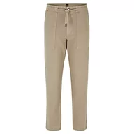 Spodnie męskie - BOSS Sisla-pp Płaskie Pakowane spodnie Męskie, M Beżowy 263, 52 - miniaturka - grafika 1
