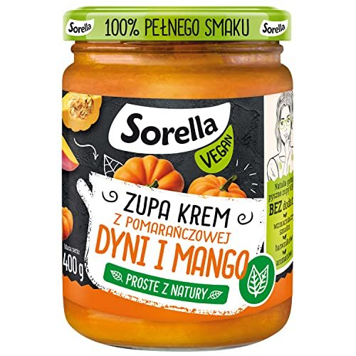 Zupa krem z pomarańczowej dyni i mango 400 g