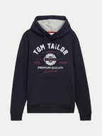 Bluzy męskie - Tom Tailor Bluza 1043292 Granatowy Regular Fit - miniaturka - grafika 1