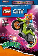 Klocki - LEGO City Motocykl kaskaderski z niedźwiedziem 60356 - miniaturka - grafika 1