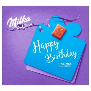MILKA PRALIN HAPPY BIRTH 110G - Bombonierki i czekoladki - miniaturka - grafika 1