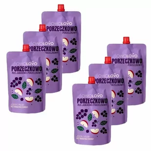 Owolovo Porzeczkowo Mus jabłkowo-porzeczkowy 200 g x 6 sztuk - Koncentraty warzywne, przeciery - miniaturka - grafika 1