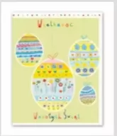 Kartki okolicznościowe i zaproszenia - Karnet B6 Wielkanoc Pisanki - Henry - miniaturka - grafika 1