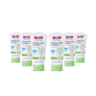 HiPP Baby Care - krem nawilżający do twarzy i ciała dla dzieci i niemowląt, do skóry wrażliwej, z organicznym olejem migdałowym, 6 sztuk po 75 ml - Kremy dla dzieci - miniaturka - grafika 1