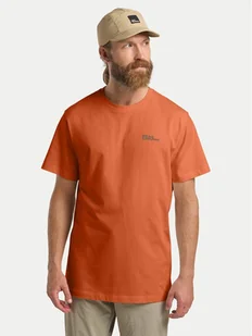 Jack Wolfskin T-Shirt Essential 1808382 Pomarańczowy Regular Fit - Koszulki męskie - miniaturka - grafika 1