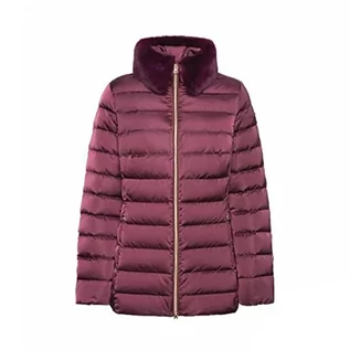 Płaszcze damskie - Geox Damski płaszcz w stylu Bettanie Down, Prune Purple, 46 - grafika 1