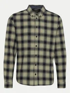Koszule męskie - Blend Koszula 20717421 Zielony Slim Fit - miniaturka - grafika 1