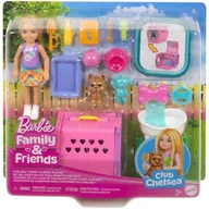Lalki dla dziewczynek - Lalka Barbie Chelsea Transporter dla pieska JDF89 - miniaturka - grafika 1