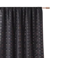 Zasłony - Zasłona GLAMMY Dark Grey 140x250 Tape Artykuły spożywcze z szybką dostawą - miniaturka - grafika 1