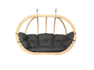 Dwuosobowy Fotel Wiszący, Grafitowy Swingpod Xl - Fotele ogrodowe wiszące - miniaturka - grafika 1