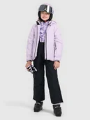 Spodnie narciarskie - 4F Spodnie narciarskie membrana 8000 dziewczęce - czarne 158 (12-13 lat) - miniaturka - grafika 1