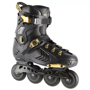 Nils EXTREME CZARNO-ZŁOTY ROZM. 41 SLALOMOWE ŁYŻWOROLKI EXTREME NA20002 16-18-023 - Rolki - miniaturka - grafika 1