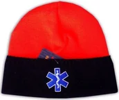 Czapki damskie - North Wind + medical Czapka ratownicza zimowa PARAMEDYK Merino - fluo - miniaturka - grafika 1