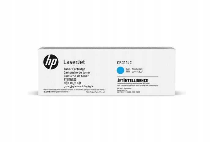 HP Toner 410J Cyn Contract LaserJet Toner Crtg CF411JC