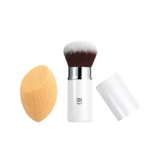 Ilu T4B Pędzel Kabuki + Gabka Do Czyszczenia - Pędzle do makijażu - miniaturka - grafika 1
