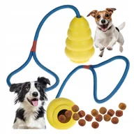 Zabawki dla psów - ZABAWKA dla psa do wypełnienia smakołykami ZE SZNUREM MOCNA na smaczki M/L - miniaturka - grafika 1