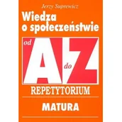 Materiały pomocnicze dla uczniów - Kram Wiedza o społeczeństwie A-Z Repetytorium - Jerzy Suprewicz - miniaturka - grafika 1