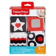 Zabawki sensoryczne - Fisher Price MIĘKKIE KLOCKI SENSORYCZNE GFC37 - miniaturka - grafika 1