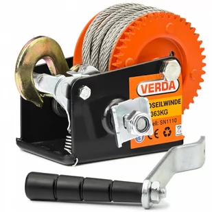 Wyciągarka wciągarka linowa ręczna na korbę 360kg SN1110 - Akcesoria motoryzacyjne - miniaturka - grafika 1